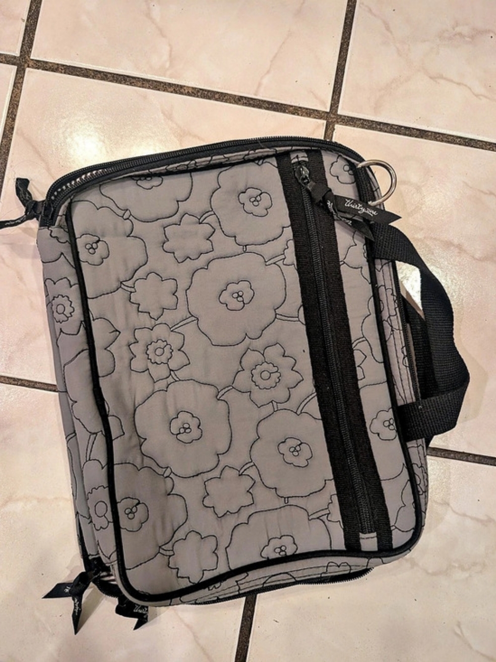Thirty-One Fold-Up Organizer Gray & Black